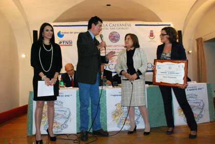 Lucia Annunziata al premio Mimmo Castellano